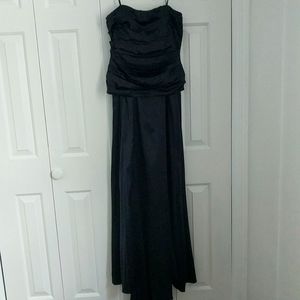 Nicole Miller Silk Gown Black